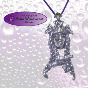 Brigid Goddess Pendant - Sterling Silver