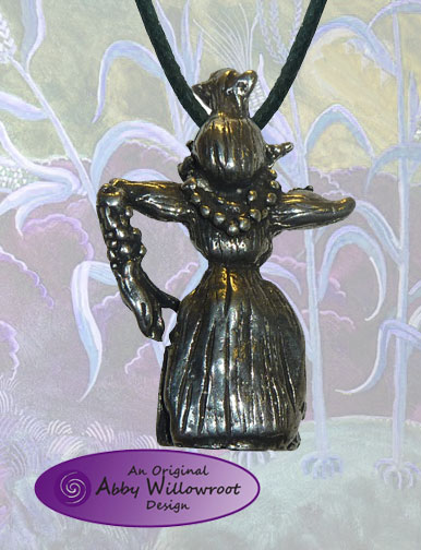Corn Mother Pendant - Pewter