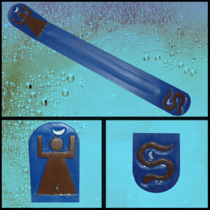 Crescent Moon Goddess Incense Burner