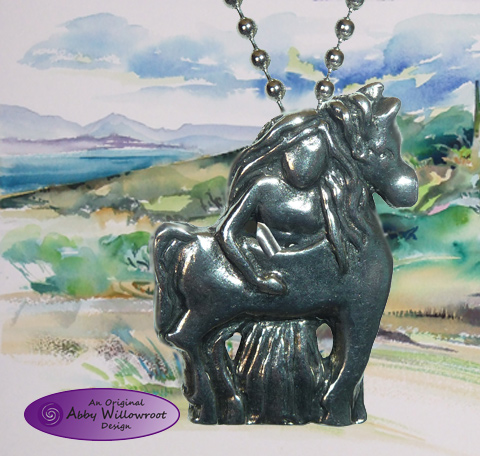Epona Pendant - Pewter