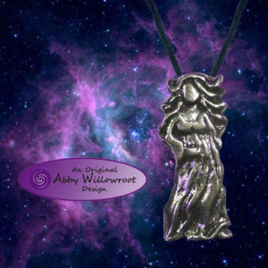 Goddess Danu Pendant - Pewter