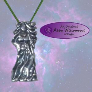 Goddess Danu Pendant - Sterling Silver