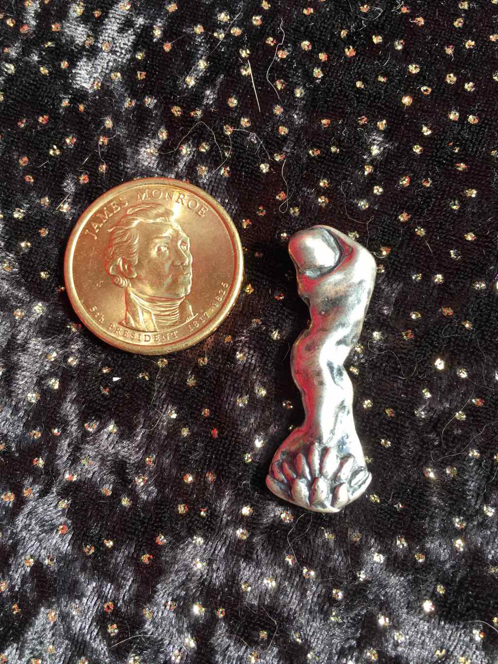 Kuan Yin on Lotus - Sterling Silver - Image 2