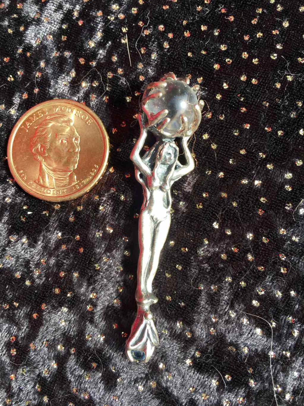 Kore Wand Pendant - Sterling Silver - Image 2