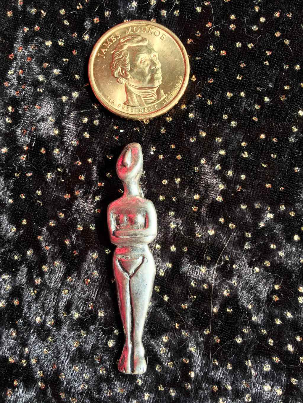 Cycladic Venus Pendant - Sterling Silver - Image 2
