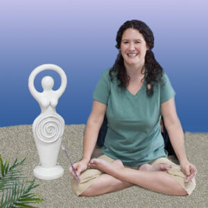 Large Spiral Goddess Statue
