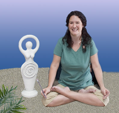 Large Spiral Goddess Statue