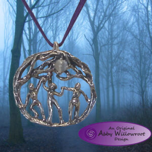 Moon Dancers Pendant - Sterling Silver
