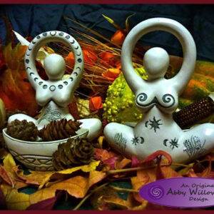 Offering Bowl Moon Goddess Statue -SABMG