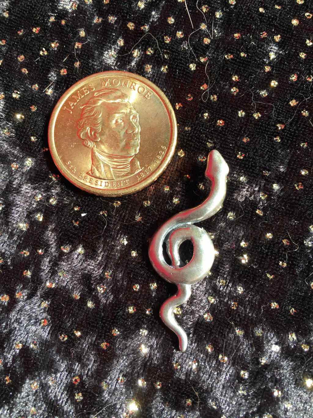Snake Wisdom Pendant - Sterling Silver - Image 2