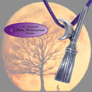 My Other Car Broom Pendant - Sterling Silver -G37S