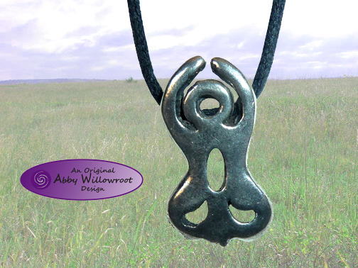 Native American God Pendant - Pewter
