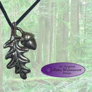 Oak Leaf & Acorn Pendant - Pewter