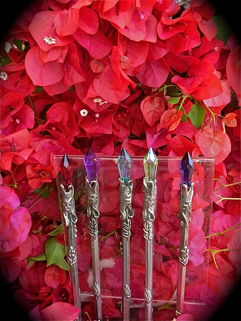 Oak Leaf Power Wand ~ Colored -W74C