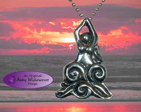 Ocean Mother Pendant - Pewter