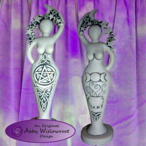 Pentacle Interlace Goddess Statue