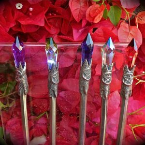 Pentacle Power Wand ~ Colored -W33C