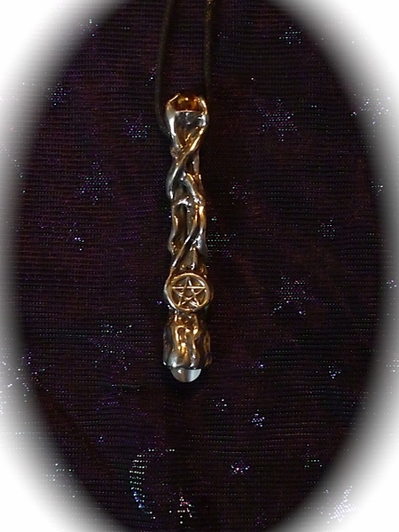 Pentagram Wand Pendant