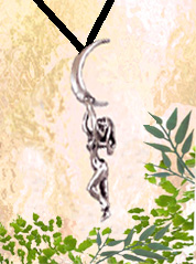 Selene - Maiden Claiming the Moon -Sterling Silver