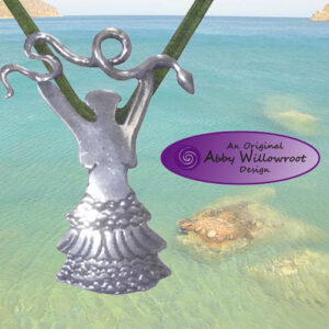 Snake Priestess of the Minoans Pendant - Sterling Silver
