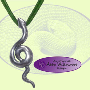 Snake Wisdom Pendant - Sterling Silver