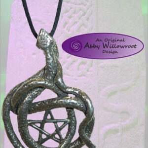 Snake Star Pendant - Pewter