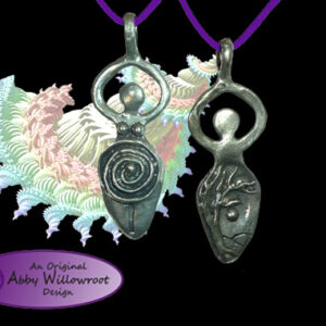 Spiral Goddess Pendant - Pewter