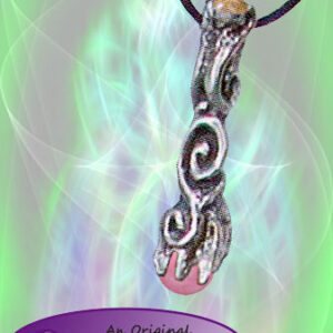 Spiral Wand Pendant - Pewter