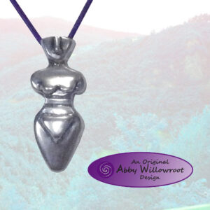 Vinca Venus Goddess Pendant - Sterling Silver