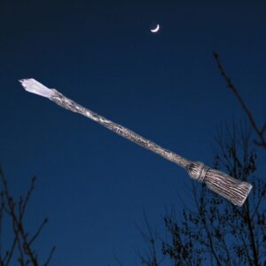 Witch's Broom Wand (small) -W59