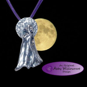 Witch's Full Moon Journey Pendant - Sterling Silver