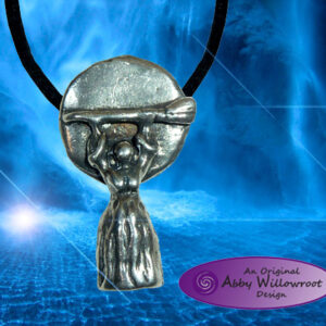 Witch Power Pendant - Pewter